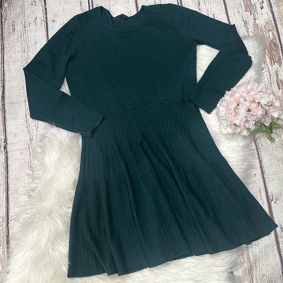 Apt 9 Women’s Crew  Neck Long Sleeve Fall Dresses Casual Swing  Sweater … - Picture 1 of 5